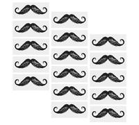 WEKADRIN 16pcs Nose Hair Removal Waxing Stickers Set with Mustache Depilation Tools, Adult Personal Care Kit for Facial Hair Removal and Styling