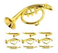 WEKADRIN 18Pcs Mini Musical Instrument Charms for DIY Decor Tiny Music Ornaments with Craftsmanship Detail Miniature Instruments for Home and Concert Decoration