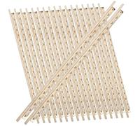 WEKADRIN 19Pcs White Copper Classical Guitar Fret Wire 6.50X0.25X0.20Cm Easy Installation Replacement Silver Guitar Fretboard Wire for Beginners