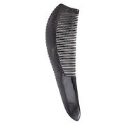 WEKADRIN 1pc Black Horn Comb for Hair Massage Anti-static Design Lightweight and Portable Household Hairdressing Tool Suitable for Men and Women Random Style