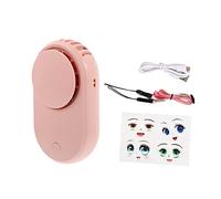 WEKADRIN 1Pc Mini Eyelash Blow Dryer Fan USB Rechargeable Cartoon Design for Eyelash Extensions Compact and Portable Blower Dryer for Quick Drying for and DIY Enthusiasts