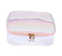 WEKADRIN 1pc Multipurpose Cosmetic Bag Creative Toiletry Pouch for Travel Lightweight Compact Design for Storing Lipstick Toothbrush Daily Essentials Stylish PVC Makeup Case for Women