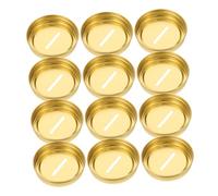 WEKADRIN 1set Coin Slot Jar Lids for Mason Jars Reusable Money Saving Covers with Smooth Edges for Coins Bills and Storage Use 12pcs
