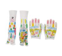 WEKADRIN 1set Massage Glove Sock for Seniors Elastic Reflexology Tools for Breathable Material for Enhanced Circulation and Relaxation