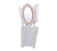 WEKADRIN 1set Portable Mirror Comb Set Elegant Box Anti-static Hair Brush Hand Mirror for Makeup Travel Home Use Compact Design for Easy Handling
