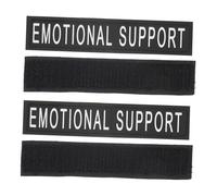 WEKADRIN 2 Pairs Reflective Dog Vest Patches Removable Hook and Loop Pet Harness Accessories Breathable Material for Special Occasions and Photo Taking