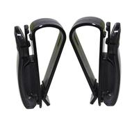 WEKADRIN 2 Pcs Car Visor Clip Sunglasses Holder Soft Material Auto Sun Visor Glasses Organizer Secure Fit for All Glasses Prevents Scratches and Drops