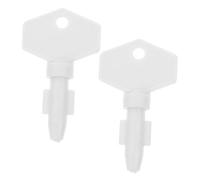 WEKADRIN 2 Pcs Paper Towel Dispenser Keys Plastic Facial Tissue Box Holder Keys for Office and Bathroom Use Efficient Access for Commercial Paper Dispensers and Toilet Holders