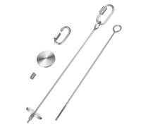 WEKADRIN 2 Pcs Stainless Steel Bird Skewers for Cage Safe Fruit and Vegetable Holders Budgie Food Sticks for Parrots Parakeets Cockatiels and Birds Foraging Treat Accessories