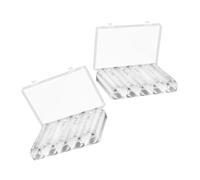 WEKADRIN 2 Sets Coin Capsules with Clear Storage Box Protector Case for Collectors Professional Coin Holders Display Organizer for Small Collectables