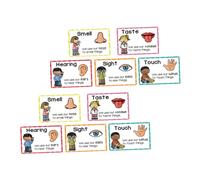 WEKADRIN 2 Sets Preschool Learning Posters and Flash Cards for Early Education Sensory Colors and Shapes Cards for Safe Teaching Supplies for Home and Classroom Use