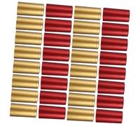 WEKADRIN 200 pcs Heat Shrink Wine Bottle Caps Red Gold Wine Shrinkable Sealing Wrap Caps Tight Seal Easy Use