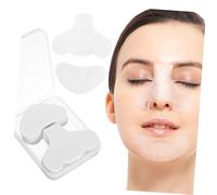 WEKADRIN 200 Pcs t Zone Film Face Masks Sheet Double Chin Face Mask Nose Pore Strips Cotton Pad for Chin Nose Cleansing Patches