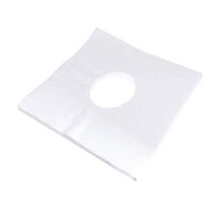 WEKADRIN 200pcs Disposable Face Hole for Spa Neck Hole Cushion Non-Woven Material Comfortable Face Massage Cover Clean Sanitary White Color