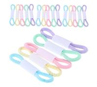 WEKADRIN 200pcs Elastic Bird Leg Bands for Chickens Quails Ducks Poultry Identification Rings in Pastel Colors and Comfortable Foot Tags for Newborn Chicks and Small Birds