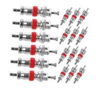 WEKADRIN 200pcs Tire Valve Core for Car Motorcycle Bicycle Zinc Alloy with Black Seal Ring High Sealing Leakproof Design for Stable Tire Pressure Easy Installation Truck Tyre Repair Tool