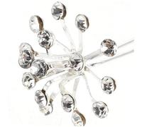 WEKADRIN 20pcs Bridal Breath U Shaped Hairpins with Rhinestones Stable Updo Wedding Hair Accessories for Bridesmaids and Women Classical Design for Traditional Celebrations