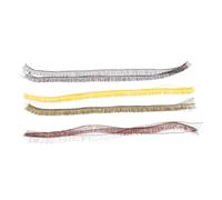 WEKADRIN 20pcs Doll Eyelashes Diy Supplies 0.8cm Black Brown Tea Gold False Lashes Kit for Boys and Girls Doll Accessory Craft Makeup