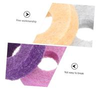 WEKADRIN 20Pcs Drum Cymbal Protective Felt Pads Cymbal Mat Soft Replacement for Drum Kits and Electronic Professional Percussion Accessories Random Color