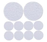 WEKADRIN 20pcs Fine Grit Sandpaper Pads for Eyebrow Pencil and Nail Filing Multifunctional Eye Liner Sharpener Strips for Artists Students and Beauty Use