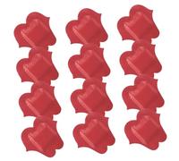WEKADRIN 20pcs Lip Shaped Wound Care Patches Breathable Adhesive Bandages with High Elasticity for Bleeding Stop and Comfortable Wear Small for Emergency Use