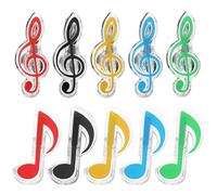 WEKADRIN 20pcs Music Book Clips Music Page Holder Lightweight Portable Bookmarks for Notebooks Securely Holds Pages Open Practical Clamp