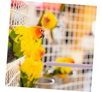 WEKADRIN 20pcs Plastic Parrot Cage Perches Light Color Grinding Sticks for Small Birds Budgie Canary Finch Lovebird Claw Care Washable Horizontal Bird Stands