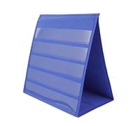 WEKADRIN 20Pcs Self Standing Desktop Pocket Chart with White Cards Small Tabletop Teaching Display Board for Preschool Learning and Sentence Building