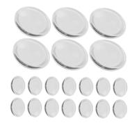 WEKADRIN 20pcs Silicone Lash Extension Pads Large Round Lash Glue Tray Pallet for Precise Eyelash Application Skin-friendly Soft Grafting Gasket Tools for Professional Artists