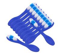 WEKADRIN 20pcs Soft Bristles Short Handle Toothbrush for Teeth Cleaning and Travel Portable Toothbrushes Blue for High Security Environments Prisons Detention Centers Psychiatric Hospitals