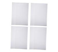 WEKADRIN 20pcs Transparent Book Covers Plastic Protection for Exercise Books School Textbook Covers Student Protectors