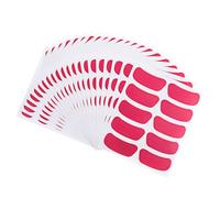 WEKADRIN 22 Sheets Sports Eye Stickers with Writable PVC Surface Under Eye Strips for Baseball and Softball Players Sweat Resistant Face Stickers for Game Day Use