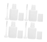 WEKADRIN 22pcs 10ml Travel Nail Polish Jars with Brush Refillable Empty Nail Gel Bottles for DIY Manicure and Cuticle Oil Storage