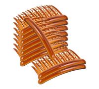 WEKADRIN 24 Pcs Vintage Plastic Bridal Veil Hair Side Combs with 17 Teeth Wave Design Small Size Twist Clip for Wedding Brides and Special Occasion Hair Styling