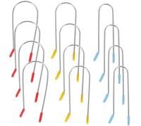 WEKADRIN 24pcs Electric Hair Roller Clips Set with U-shaped Perm Rod Clamps 3.2cm/2.54cm/1.9cm for Home Barber Hairdressing Styling Tools Replacement Hot Curlers