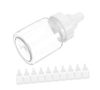 WEKADRIN 24pcs Plastic Bottle Candy Boxes with White Detachable Caps for Shower Favors, Newborn Party Decorations, Mini Bottles Packaging