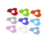 WEKADRIN 24pcs Silicone Wine Cup Charms Cloud Shape Drink Glass Markers Reusable Drink Charms for Party Reception and Family Dining Non Slip Decorations for Cocktails and Random Color