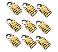 WEKADRIN 25pcs Bee Candy Boxes with Handle Paper Beehive Treat Boxes for Birthday Party Supplies Shower Favors Bridal Party Gift Basket Elegant Small Present Packaging