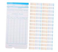 WEKADRIN 285pcs Double-Sided Employee Timecards for Monthly Attendance Recording Wear-Resistant Printable Weekly Compatible with Various Office Clocks Large Capacity Pack for Efficient