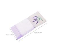 WEKADRIN 28Pcs Lavender Sachet Bags Empty Linen Drawstring Pouches 6.3X2.8In Small Fabric Scent Bags for Wedding Party Favor, Jewelry Storage, Craft Projects