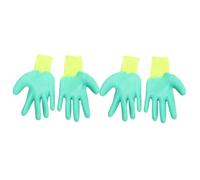 WEKADRIN 2Pairs Hamster Anti-bite Protective Gloves Rubber Pet Training Gloves Skin-friendly Bite-resistant for Safe Small Animal Handling