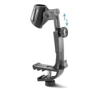 WEKADRIN 2pcs Adjustable Anti-shake Microphone Clips for Drum Mounts Clip Mic Holders with Stable Anti-slip Base Compatible with Handheld Mics Including Suitable for Drums and Percussion