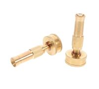 WEKADRIN 2pcs Adjustable Copper Hose Nozzles with Rubber Connectors Versatile Garden Spray Guns for Watering Plants Car Washing and Outdoor Cleaning Lightweight Design