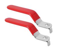 WEKADRIN 2Pcs Ball Valve Lever Handles with Extended Grip for Outdoor Tap Replacement Metal Valve Handles for Plumbing Accessories Leak Prevention Fits Various Types