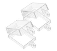 WEKADRIN 2pcs Boat Type Switch Protective Cover Electric Switch Cover Plastic Transparent
