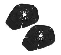 WEKADRIN 2pcs Car Wiper Hole Covers Silicone Protective Pads for Windshield Wiper Holes Black Pvc Material Easy Maintenance Prevents Debris Minimalist Style for Car Arm Protection