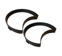 WEKADRIN 2Pcs Crescent-shaped Concrete Pathway Molds Lightweight Plastic Walk Maker Mold for Garden Patio Decorative Stepping Stones DIY Outdoor Paving Accessory