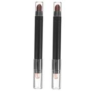 WEKADRIN 2pcs Dual End Eye Shadow Sticks Eyeshadow Pen for Women Sweat Resistant Eye Makeup Tool Natural Finish Application Brush for Party and Daily Use