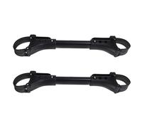 WEKADRIN 2pcs Dual Stroller Connector Aluminum Pram Linkers for Twin Pushchairs Sturdy and Easy to Install for Outdoor Walks with Two Boy Girl Black