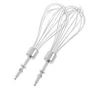WEKADRIN 2pcs Electric Beater for Hand Drill Whisk Mixer Attachment for Cream and Stainless Steel Kitchen Tool for Efficient Mixing and Cooking